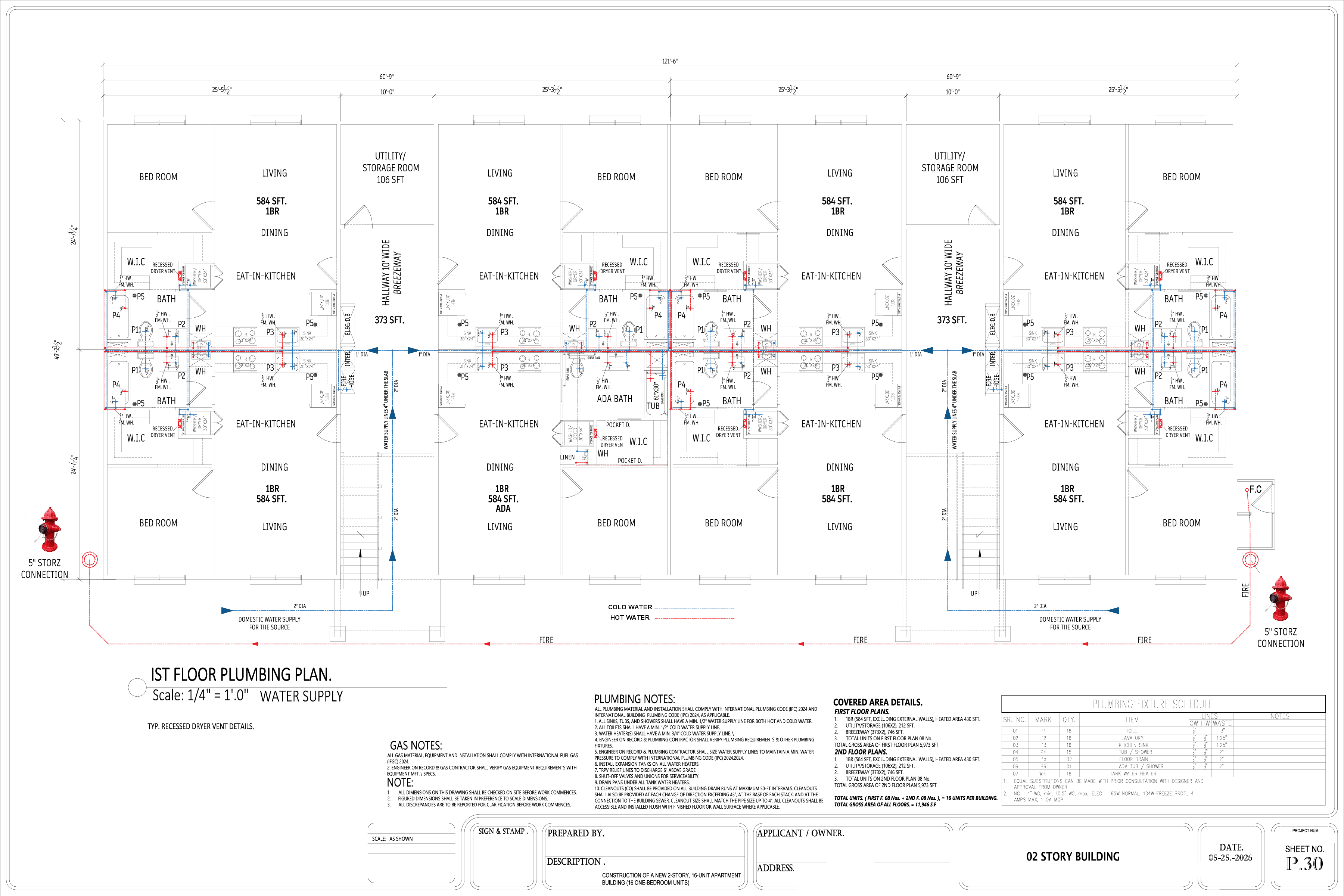 Multifamily Development, sheet 4 of 5