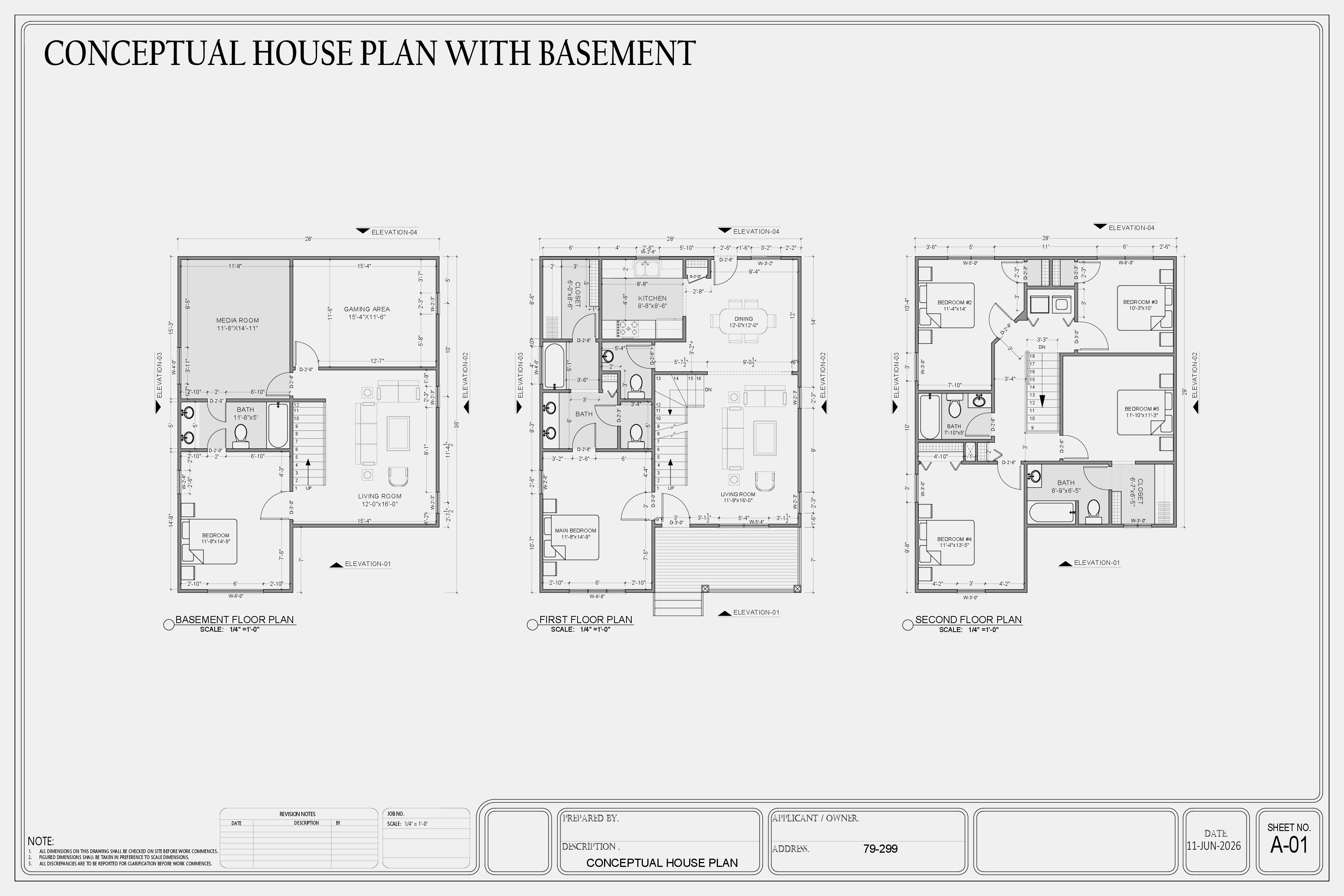Board & Batten Home, sheet 1 of 2