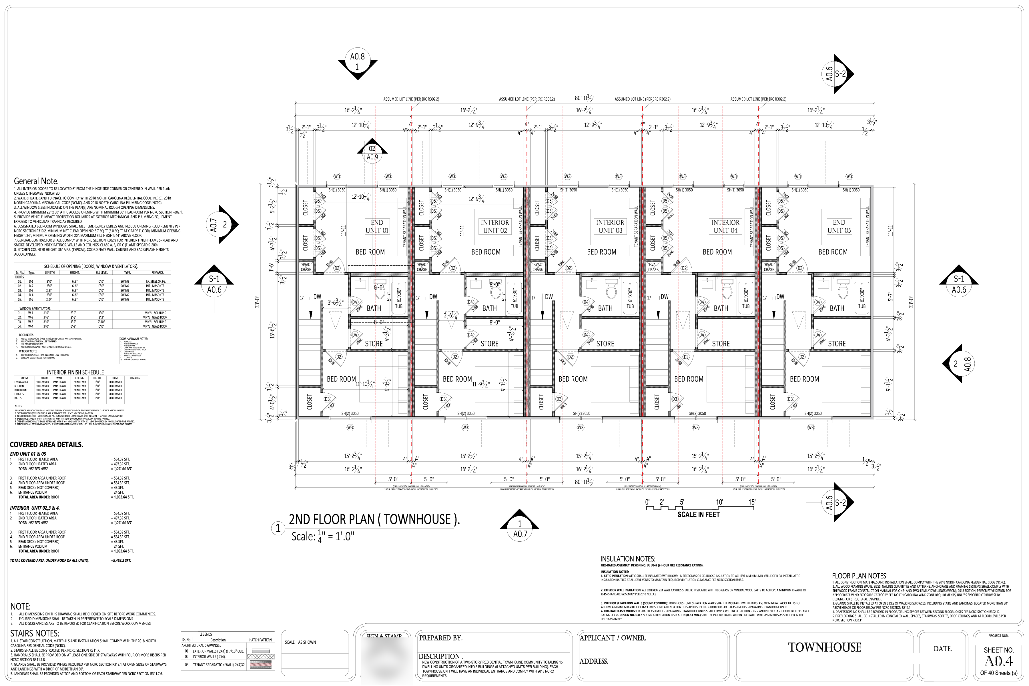 Single-Family Subdivision Development, sheet 4 of 5